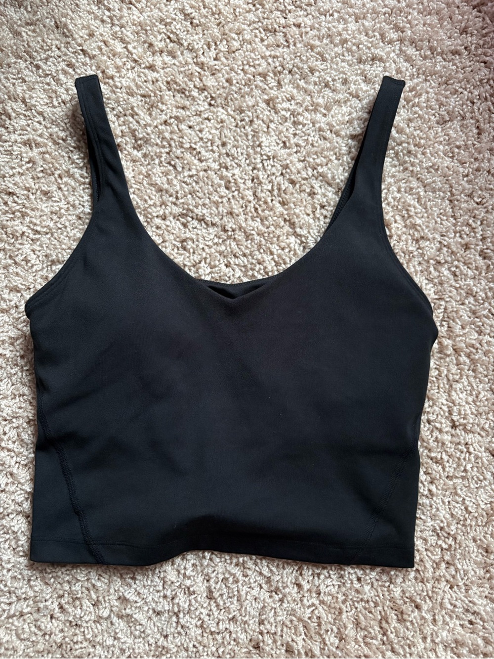 Hollister Black Cropped Tank Top